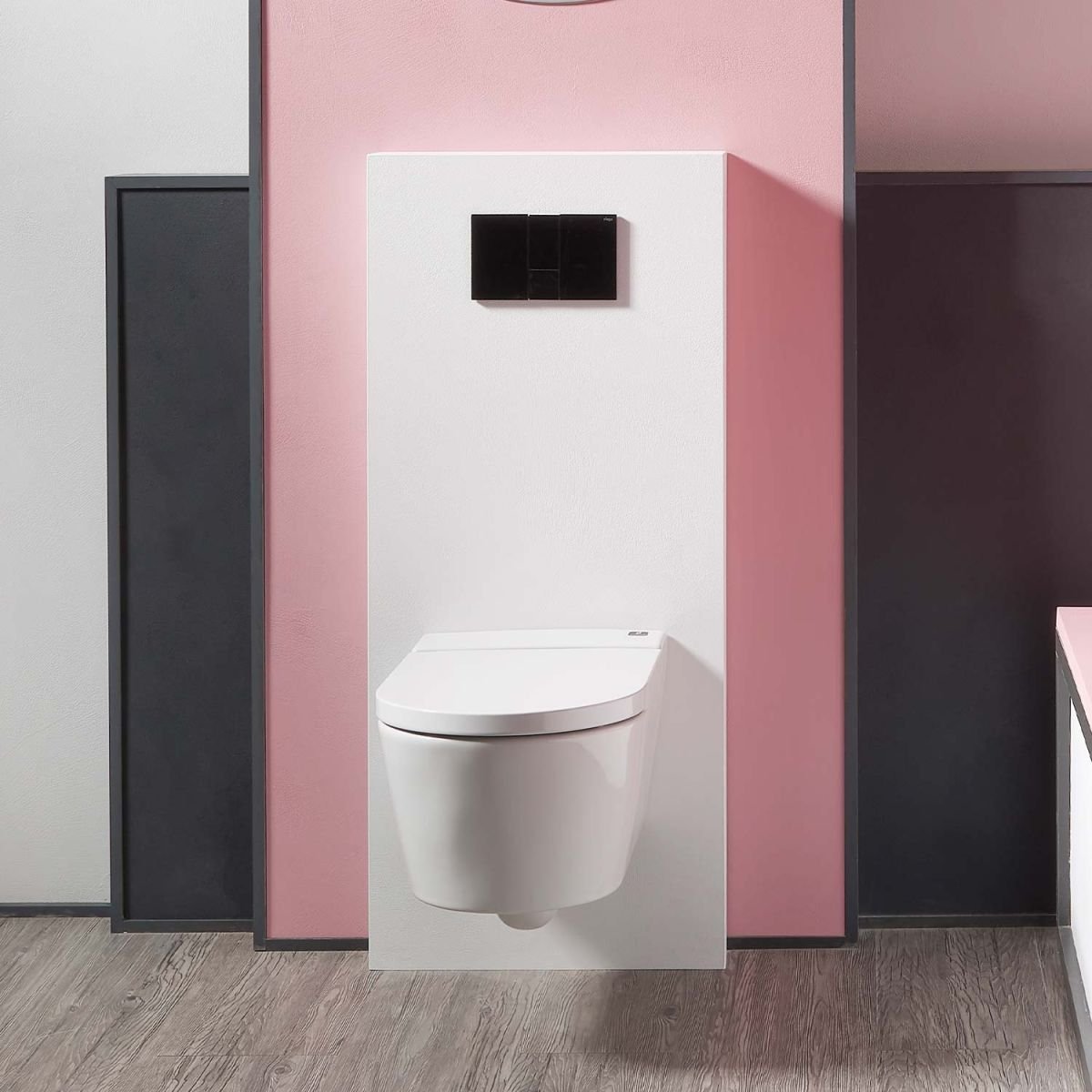 Cladding for toilet