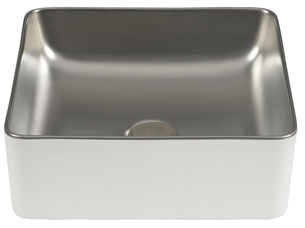 Lavabo Savannah White&Silver