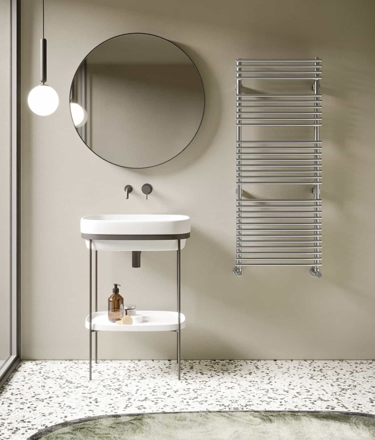 Flauto chrome-plated Radiator