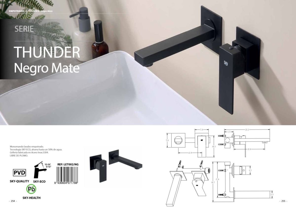 SKY-ECO SKY-QUALITY 7 Xxxxxxxxx Negro mate