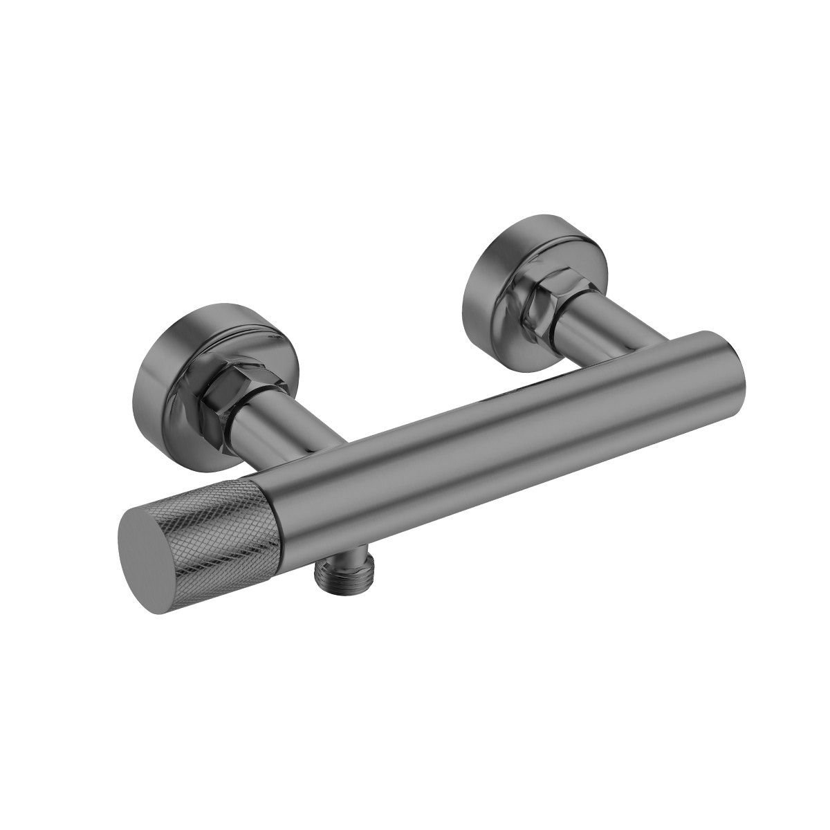 Monocomando Base Chuveiro Fit Gun Metal