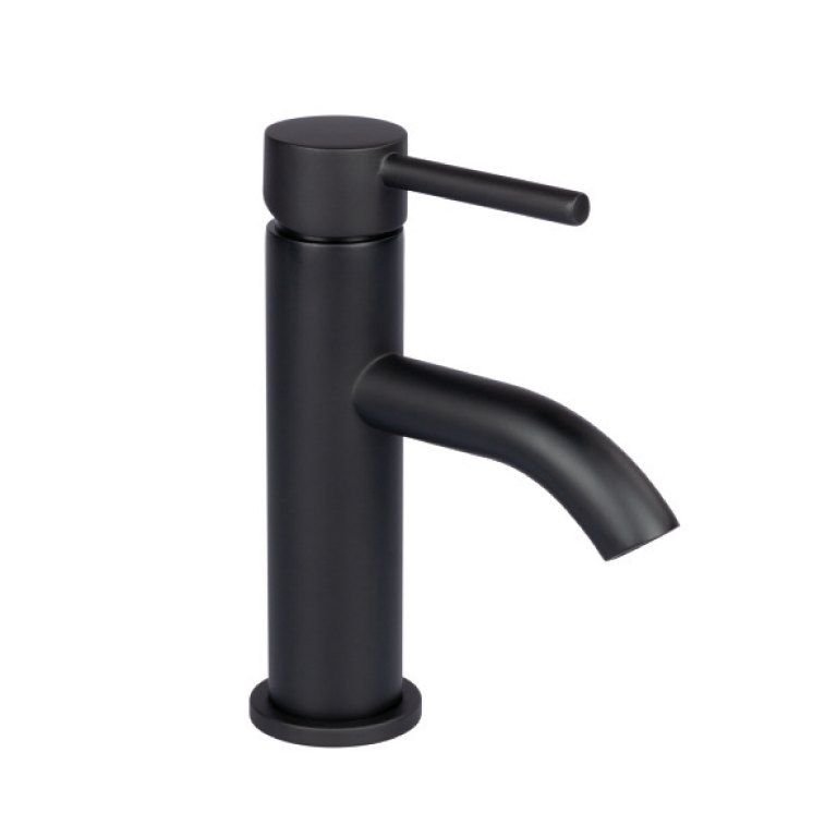 Monocomando Lavatório Bica Curva Scala Preto
