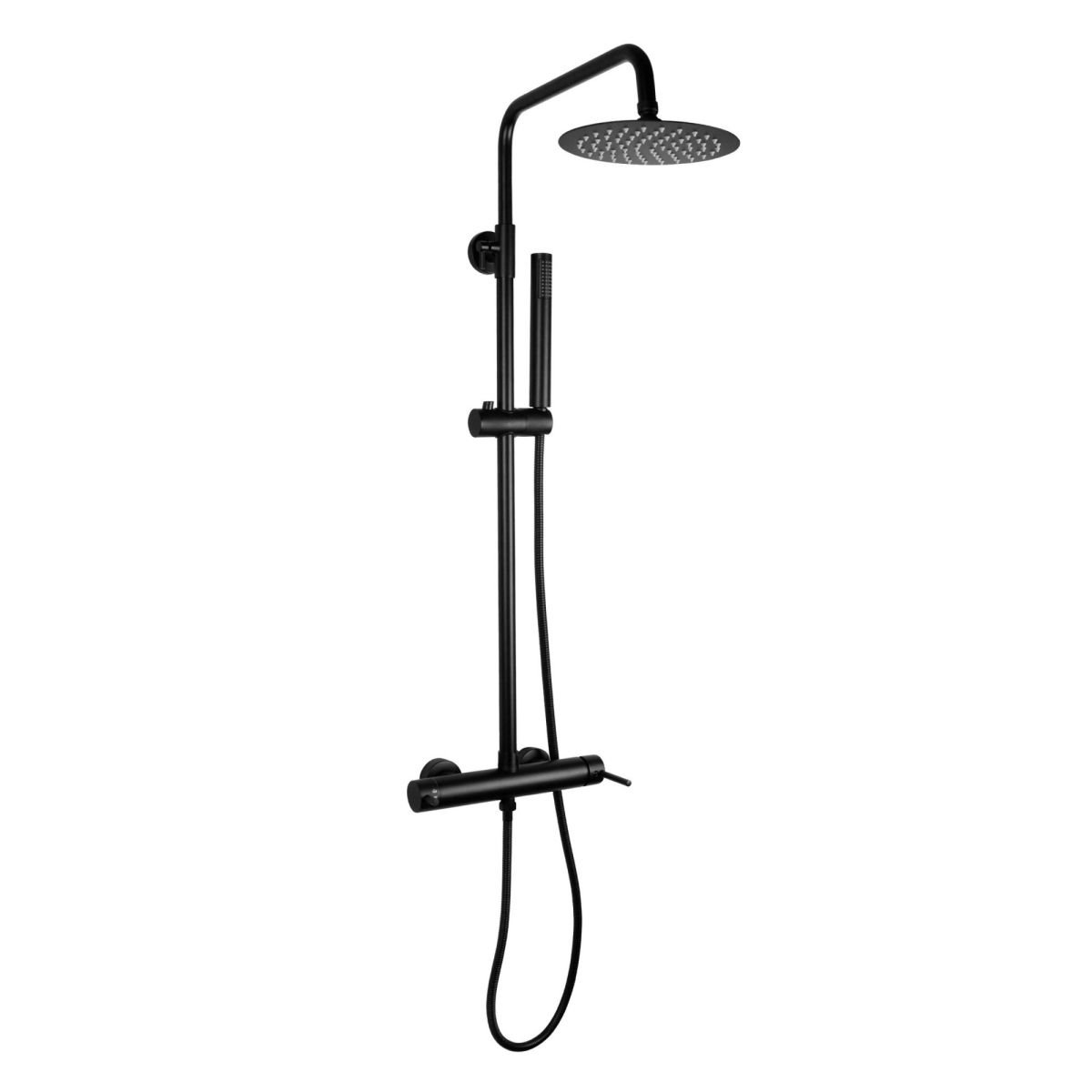 Monocomando Base Com Rampa Scala Preto Mate Longa