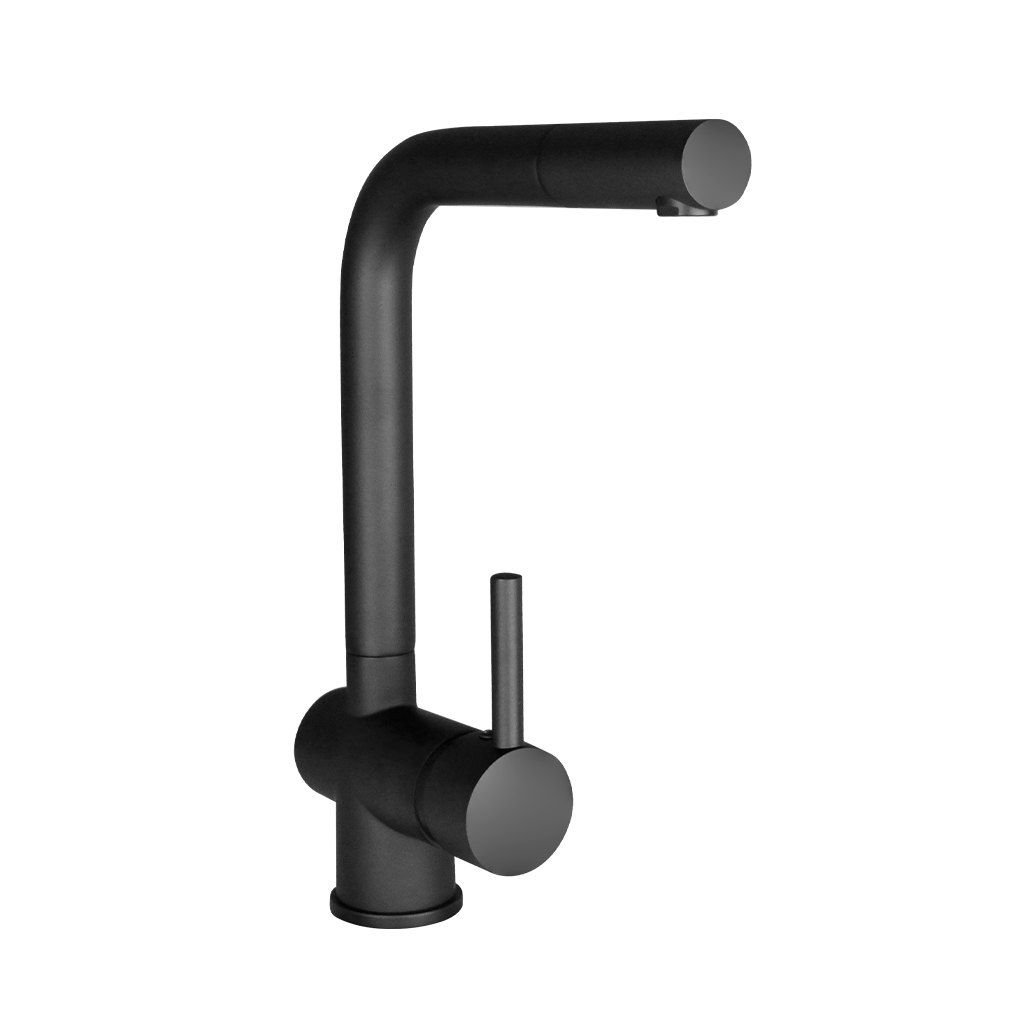 Monocomando Balcão Com Chuveiro Rotativo Scala Preto