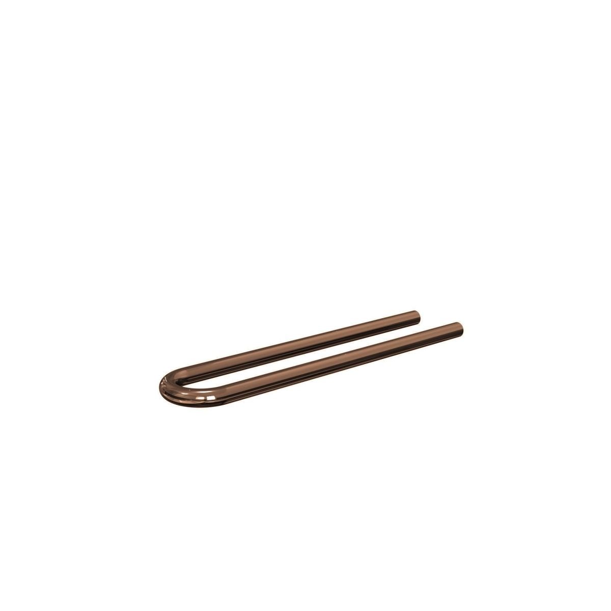 Perpendicular towel rail 300 mm - PVD Bronze Polished
