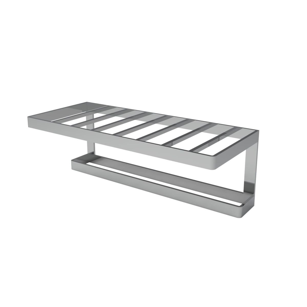 Wall mounted towel shelf 600 mm
