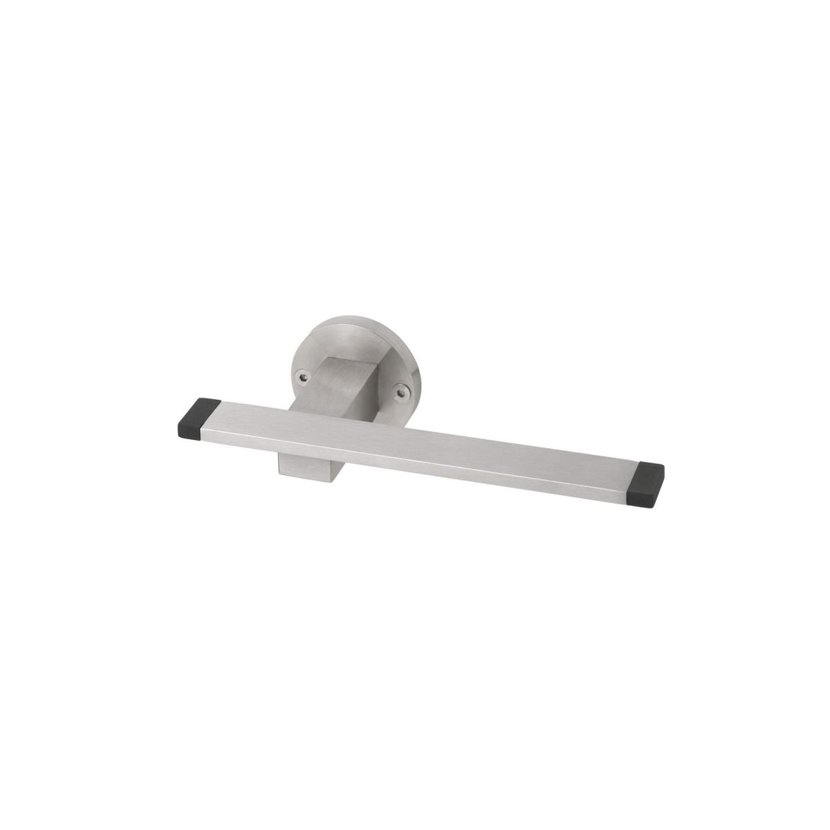 Left hand large door handle 156 mm - Stainless Steel Brushed