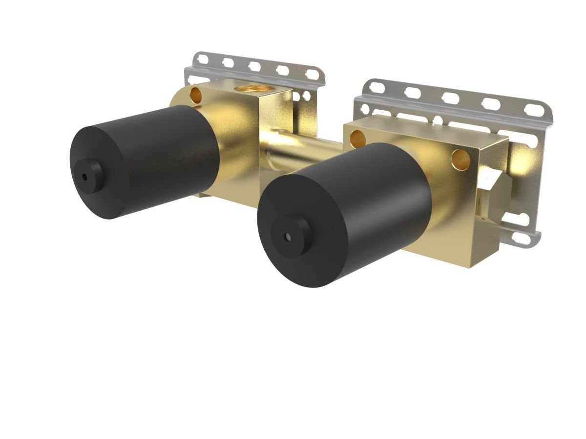 Two-way concealed thermostatic bathtub/shower mixer - internal part