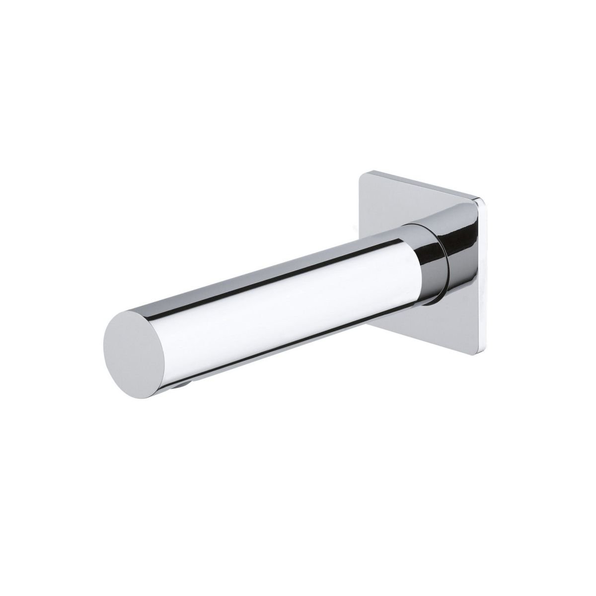 Wall mounted bathtub spout 17 cm - Chrome