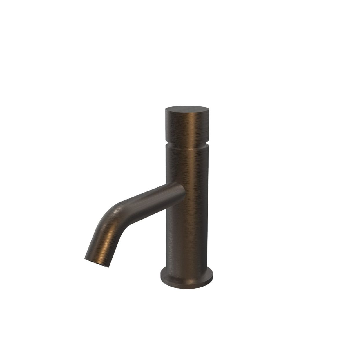 Deck mounted washbasin tap with timer and waste valve (cold water)