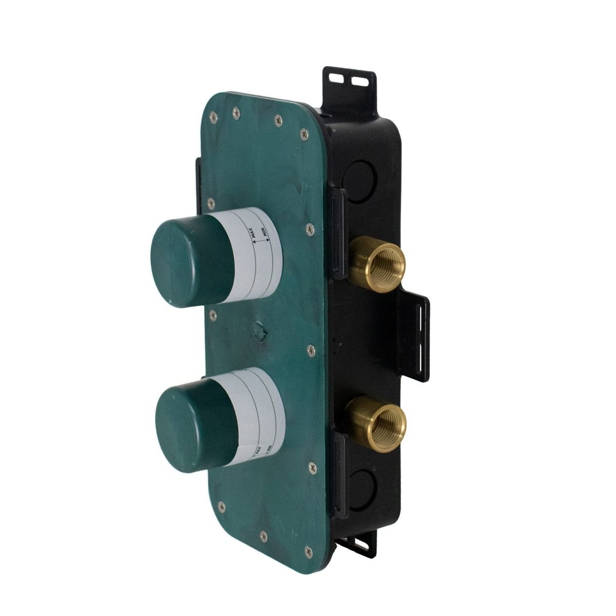 Two-way concealed bathtub/shower mixer - internal part with isobox
