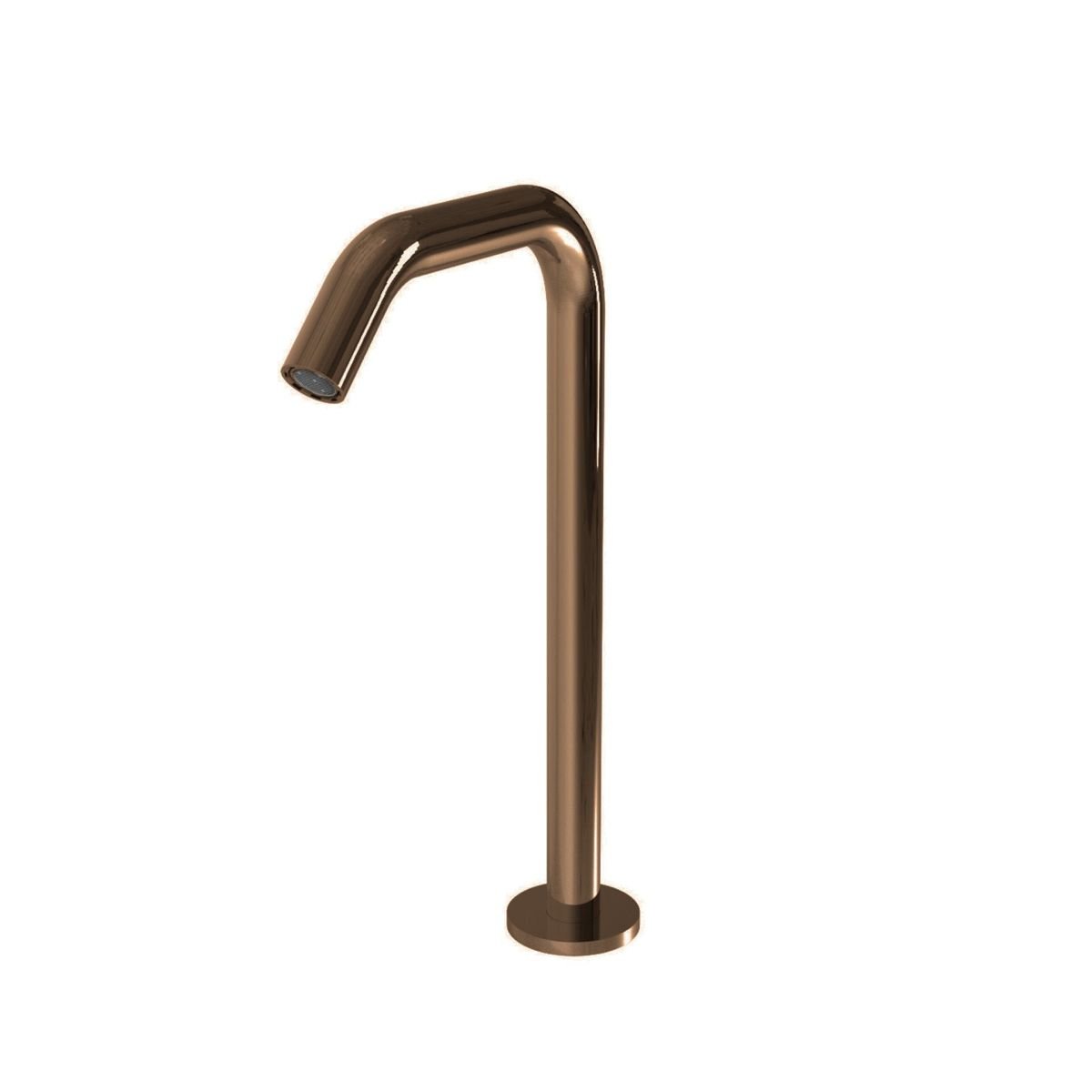 Deck mounted high washbasin Y spout - PVD Bronze Polished
