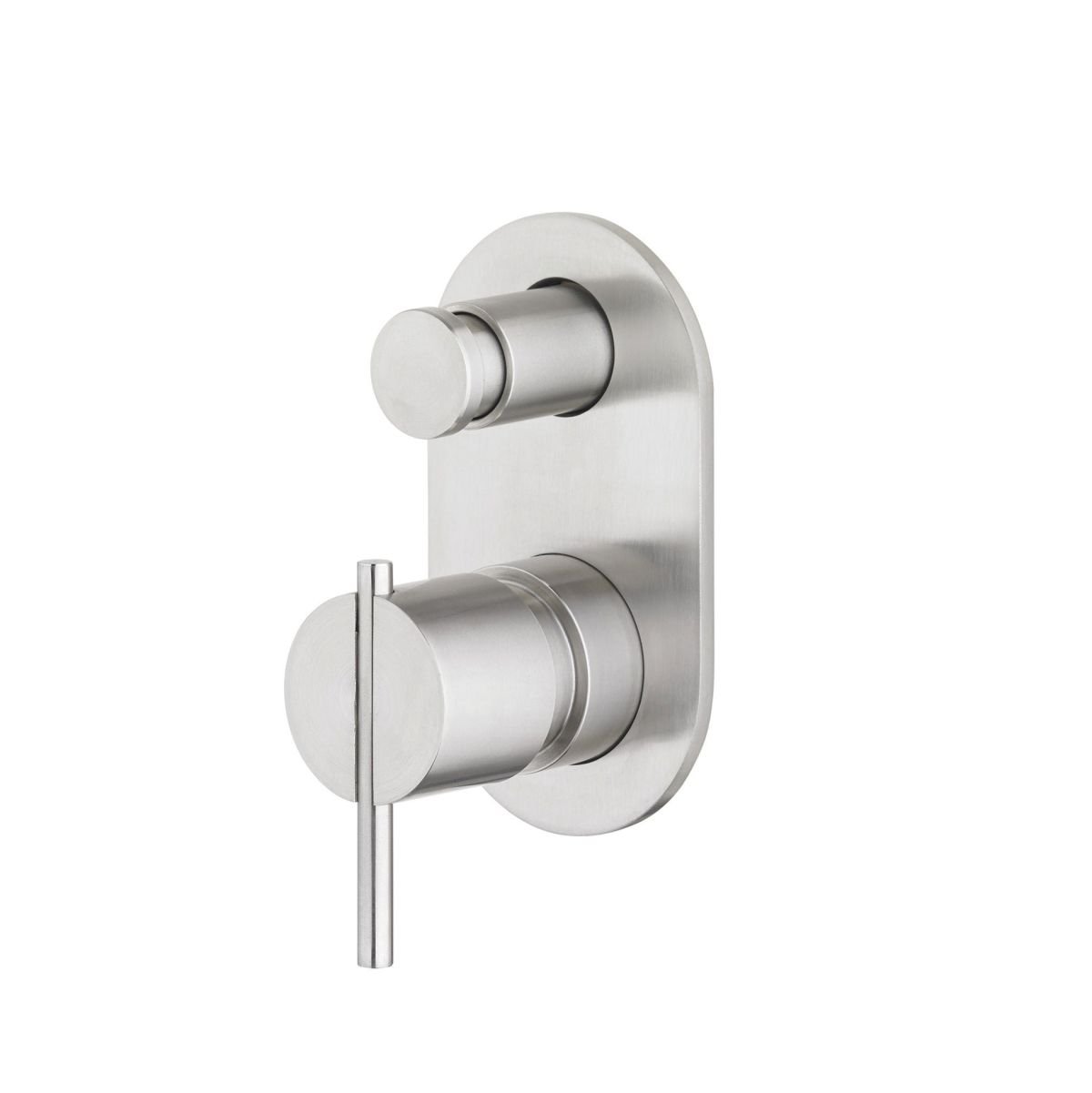 Two-way concealed bathtub/shower mixer - external part