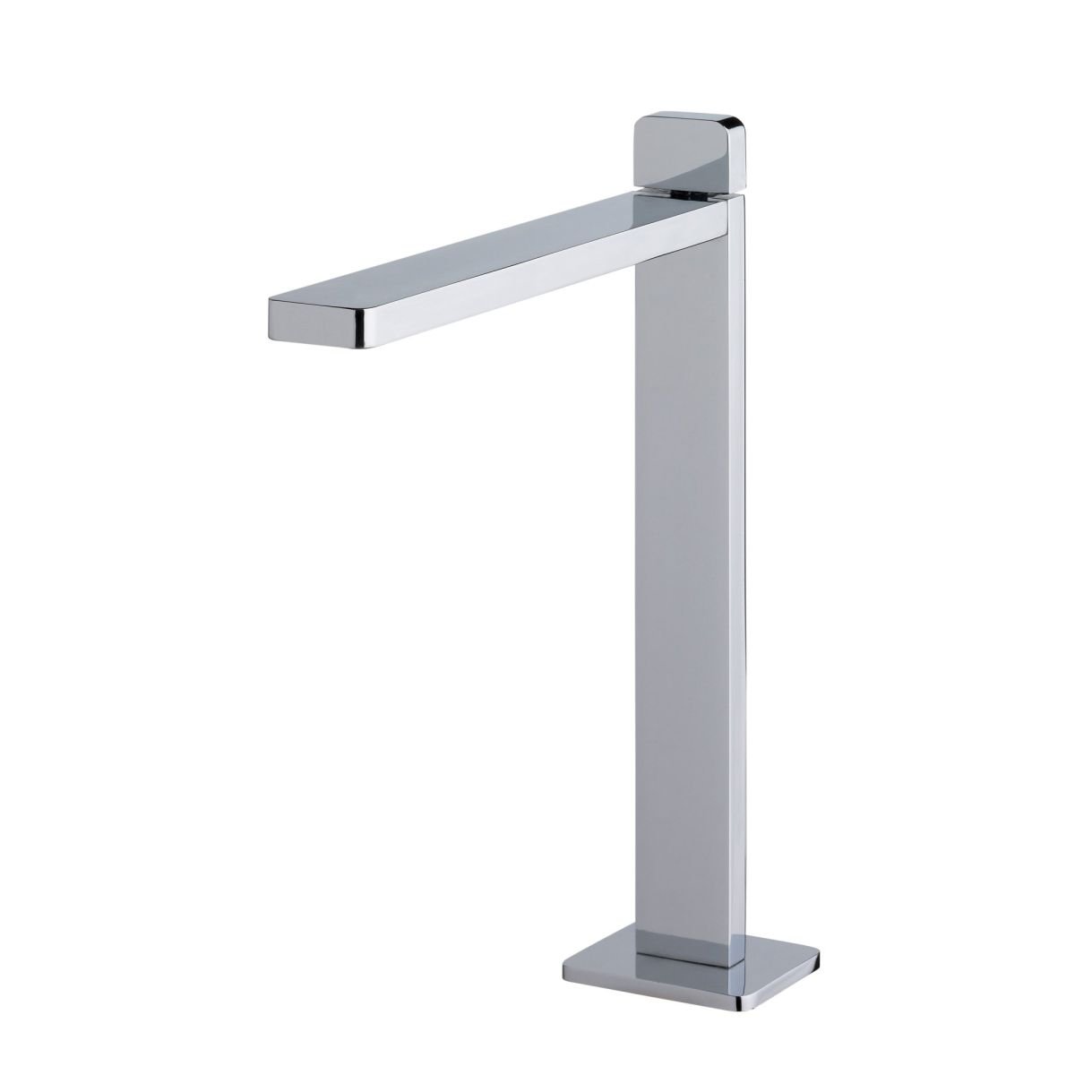 Deck mounted high washbasin tap with waste valve (cold water) - Chrome