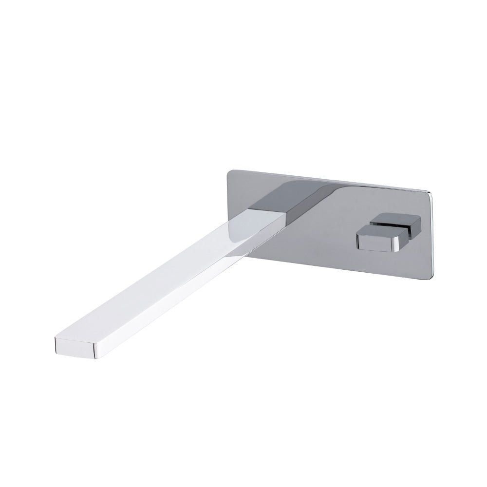 Two-hole concealed washbasin mixer w/o spout - Chrome