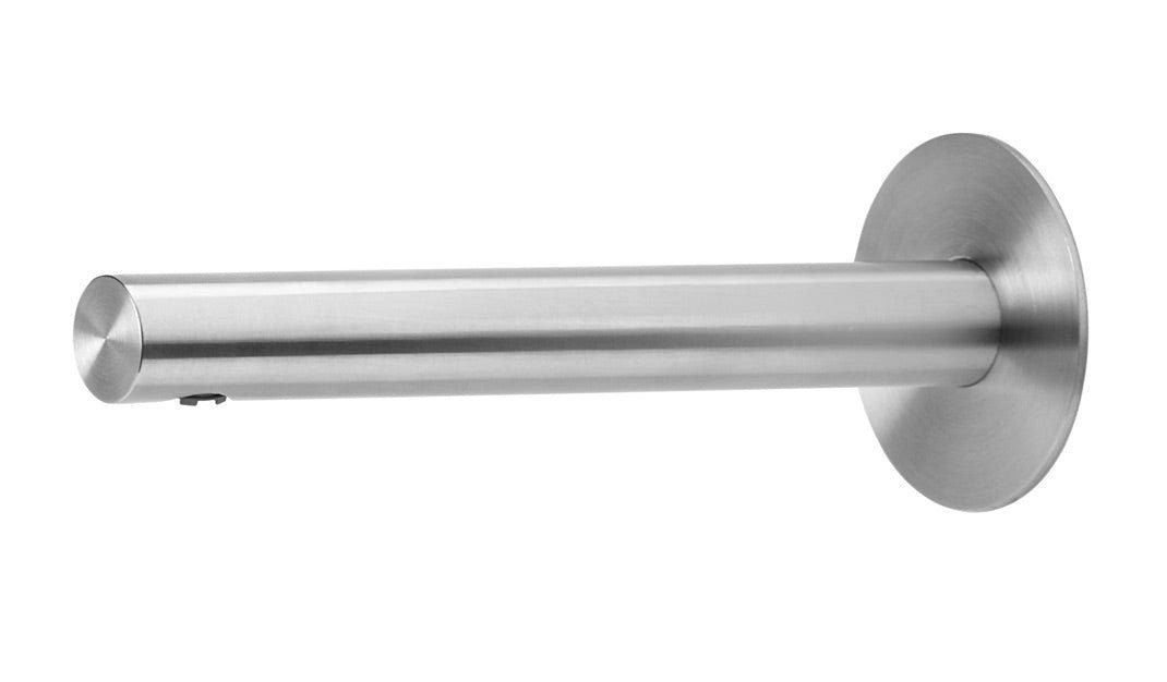 Wall mounted bathtub spout 14 cm - Stainless Steel Brushed