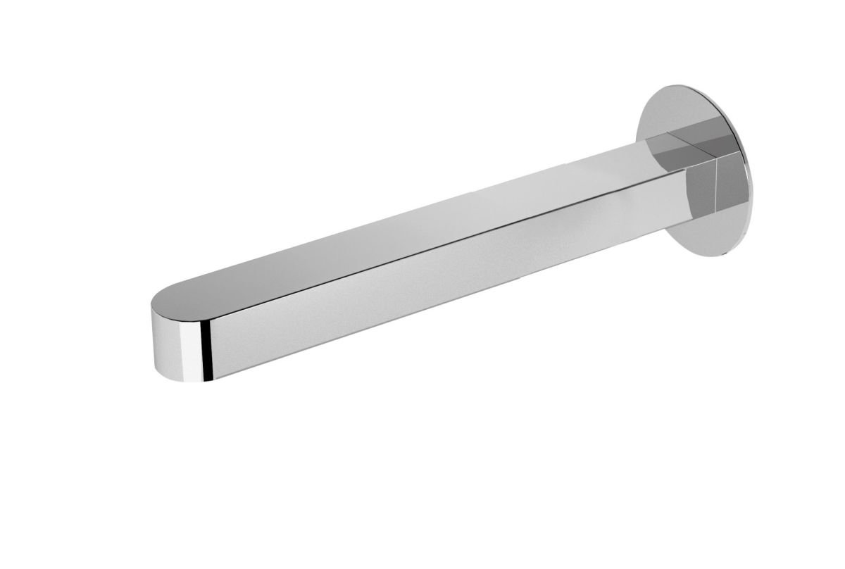 Wall mounted washbasin spout 19 cm - Chrome