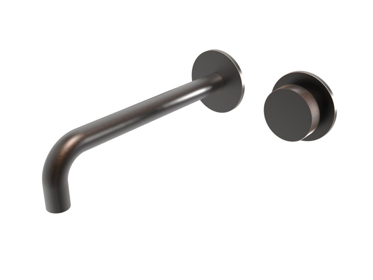 Two-hole concealed washbasin mixer - external part with waste valve (without spout) Gear
