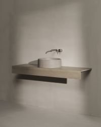 Encimera con faldón sin lavabo