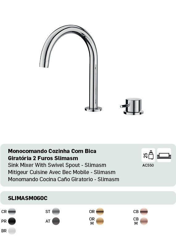 Cozinhas SLIMASM060C