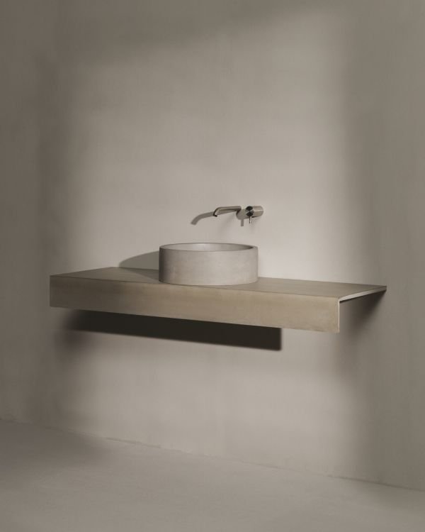 Encimera con faldón sin lavabo