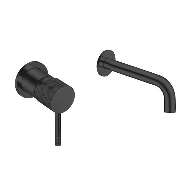 Monocomando Encastrar Lavatório Sym Preto