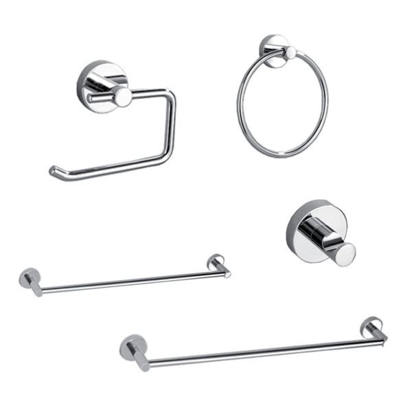 Conjunto 5 peças Toalheiros Roma