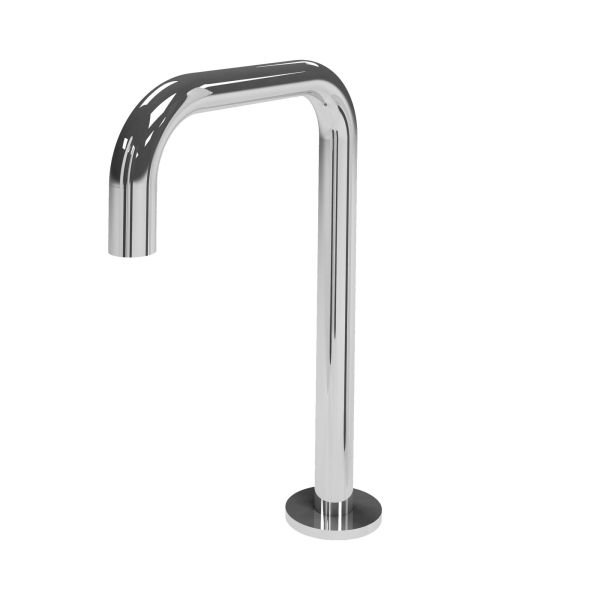 BBAMI.H Deck mounted high washbasin H spout - Chrome