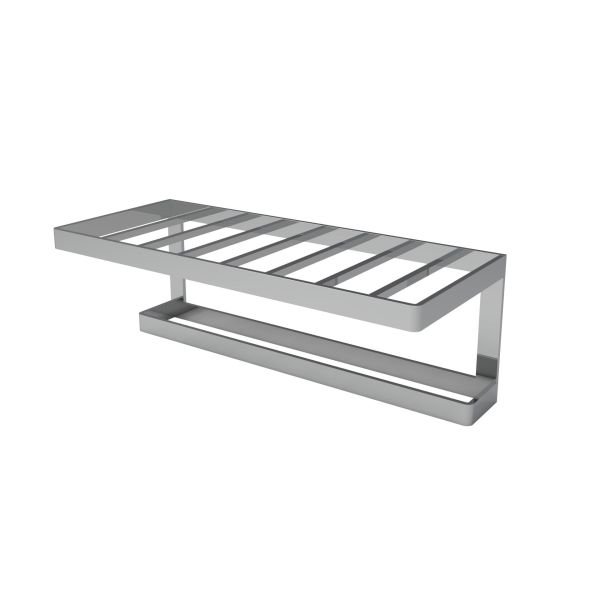 Wall mounted towel shelf 600 mm