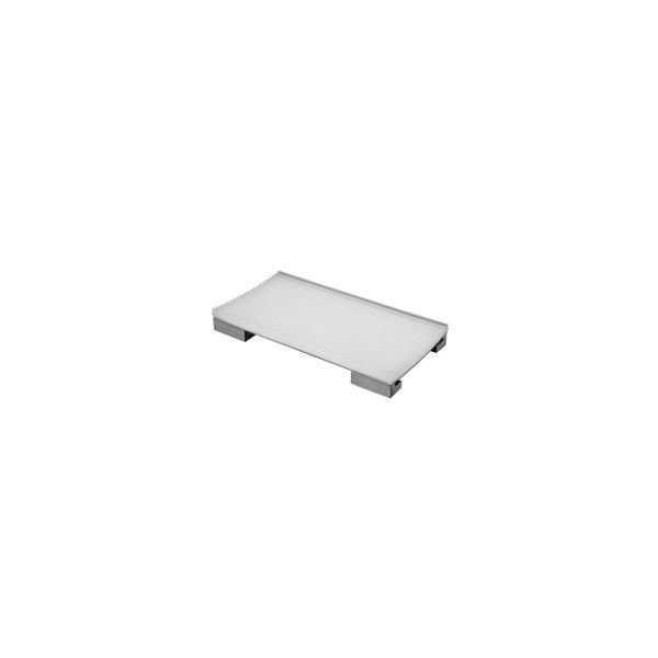 Deck mounted soap holder - Stainless Steel Brushed