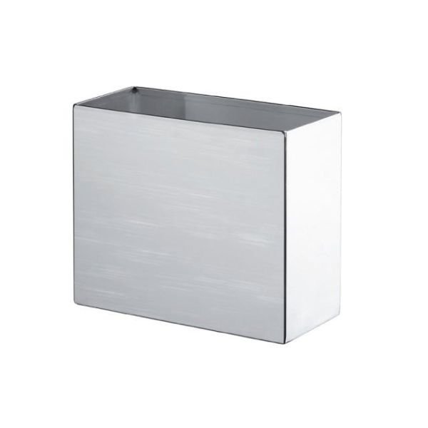 Small garbage container - Stainless Steel Brushed