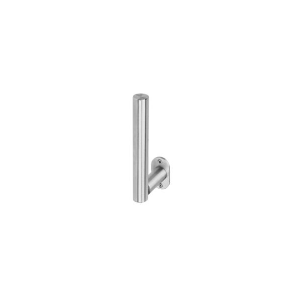 Window handle with rosette - Stainless Steel Brushed