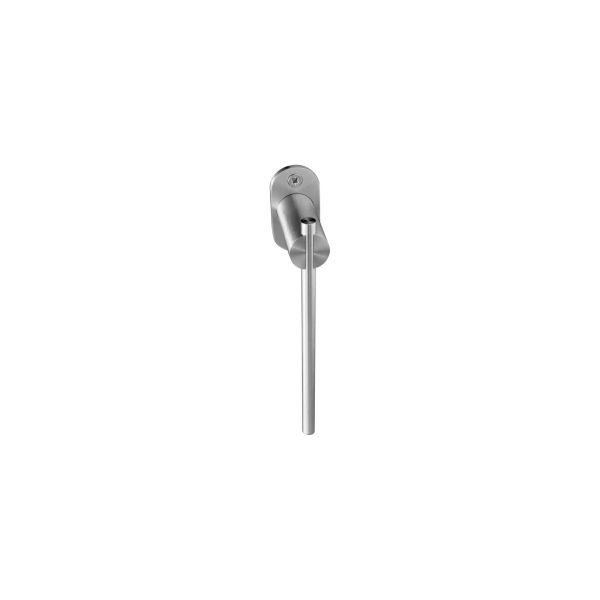 Window handle with rosette