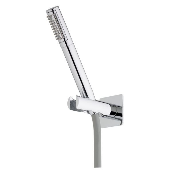 Hand shower kit with adjustable holder - Chrome