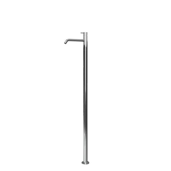 Freestanding washbasin mixer with waste valve - external part