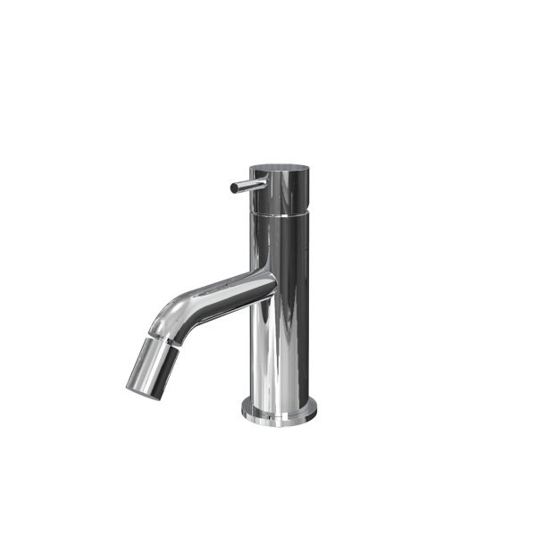 Bidet mixer with waste valve