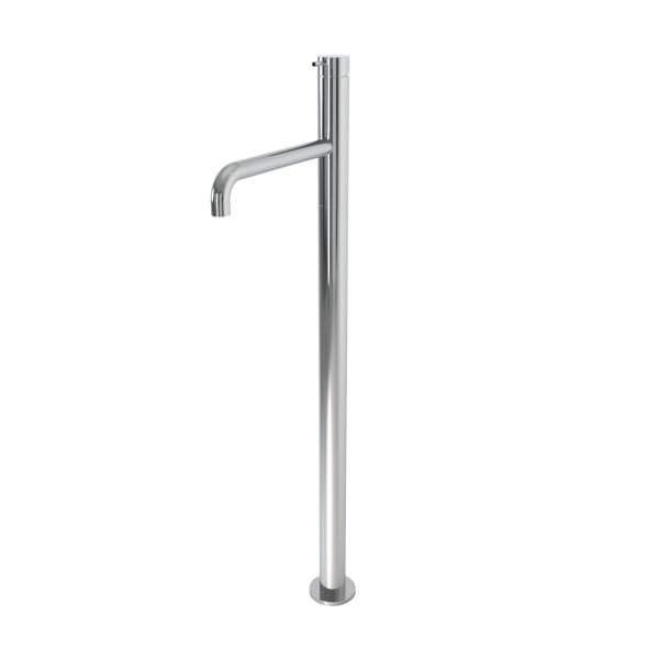 One-way freestanding bathtub mixer - external part
