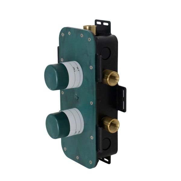 Three-way concealed bathtub/shower mixer - internal part with isobox - No Finishing