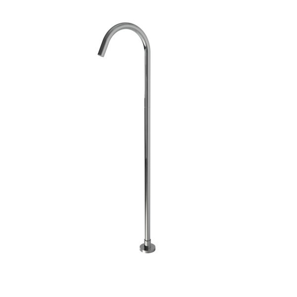 Freestanding bathtub U spout