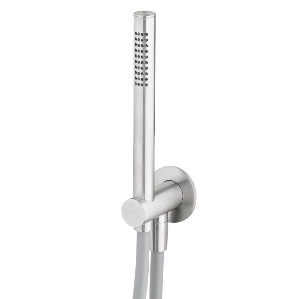 Hand shower kit with integrated outlet