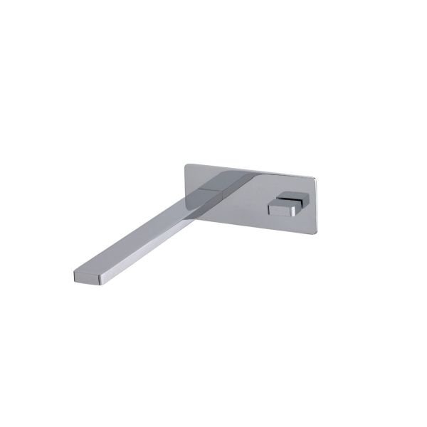 Two-hole concealed washbasin mixer - Chrome