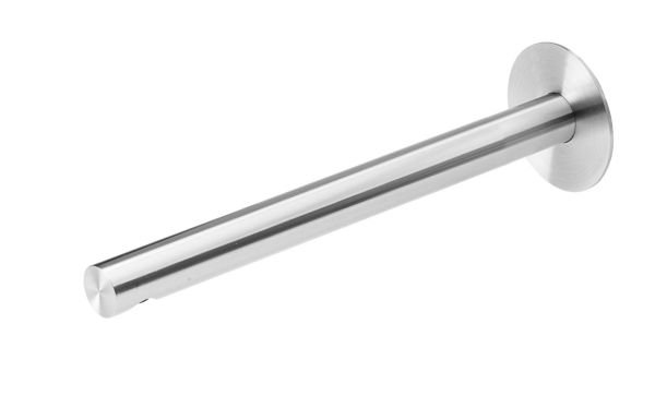 Wall mounted washbasin spout 23 cm - Stainless Steel Brushed