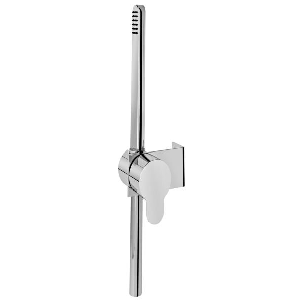 Hand shower kit with adjustable holder - Chrome
