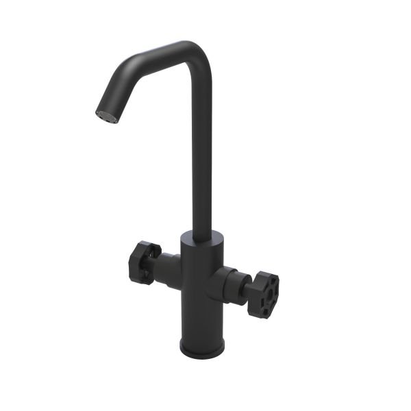Two-handle Boca deck mounted washbasin mixer