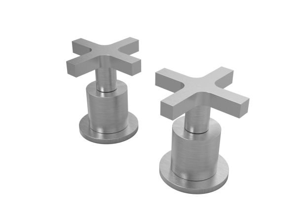 Three-hole deck mounted washbasin mixer Cruz