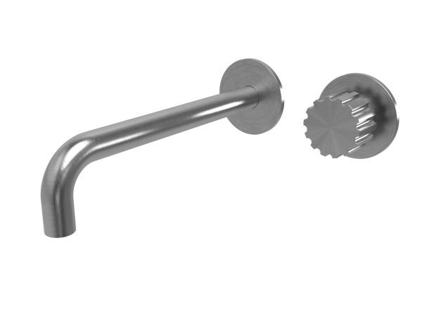 Two-hole concealed washbasin mixer - external part with waste valve (without spout) Magnum