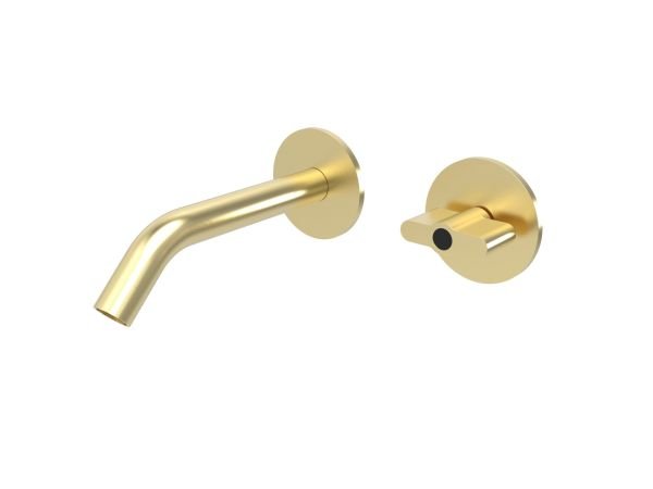 Two-hole progressive concealed washbasin mixer - external part with waste valve (without spout) Switch